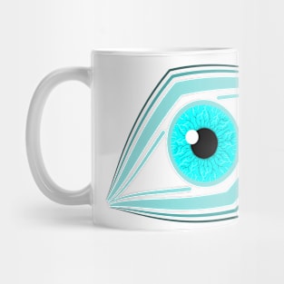 horror eyes fantastic and colorful graphic design ironpalette Mug